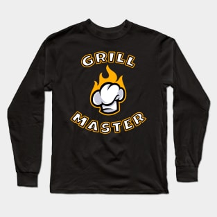 GRILL MASTER Grilling BBQ Long Sleeve T-Shirt